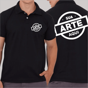 Camisa Polo PP ou Piquet  Impressão comum ou Chapada  POLO 