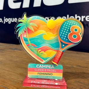 Troféu em Acrílico Personalizado