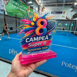 Troféu em Acrílico Personalizado