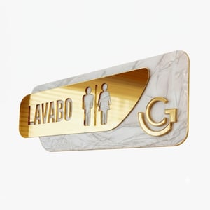 Placa Personalizada Chapa de PS 4mm 14x20cm 4x0 (Impressão Color Frente) Impressão UV  