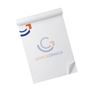 Bloco Simples Colorido Offset 75g 15x21 4x0 (Somente Frente) Impressão em Inkjet  