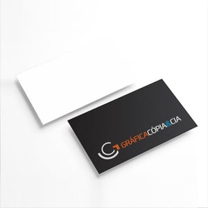 Cartão de visita - 4x0 Couchê 300g 9x5cm 4x0 (Somente Frente)  Corte Reto Impressão Digital Laser Color