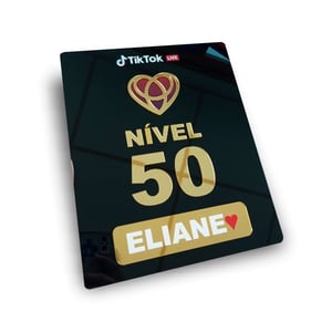 Placa TikTok Live Nível 50 Personalizada em Acrílico 30x40cm - Luxo Gold Acrílico 2mm 30x40cm 4x0 (Impressão Color Frente) Impressão UV  