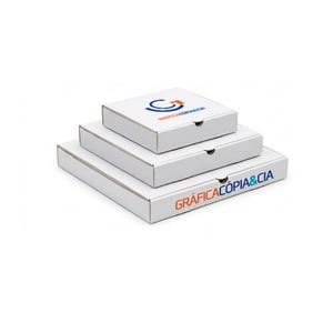 Caixa Pizza Quadrada Personalizada Papelão     