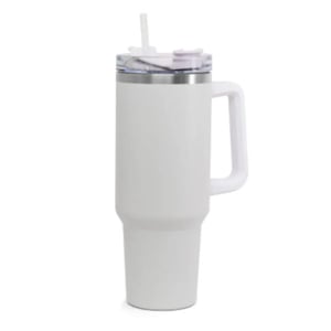 Copo Personalizado Gravação a Laser Caneca Térmica Grande Canudo 1200ml