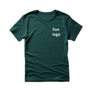 Camisa de algodão com impressão DTF