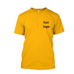 Camisa de algodão com impressão DTF