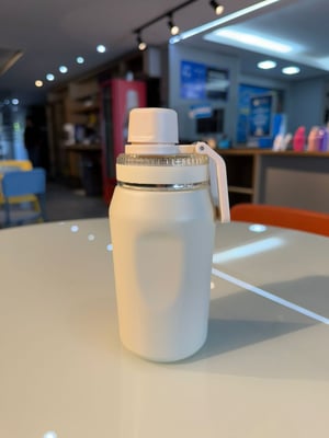 Garrafa térmica de 450ML  fosca personalizada com gravação a laser