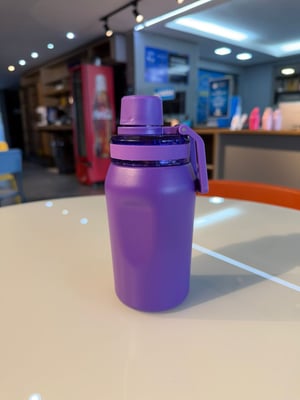 Garrafa térmica de 450ML  fosca personalizada com gravação a laser