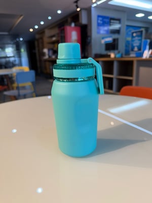 Garrafa térmica de 450ML  fosca personalizada com gravação a laser