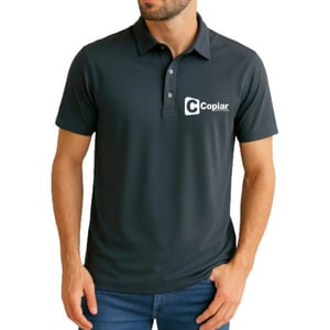 Camisa Polo Masculina Dry Fit Tech Personalizada (CINZA CHUMBO)