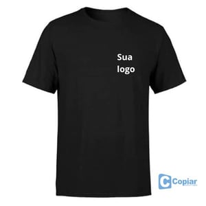 Camisa de algodão com impressão DTF