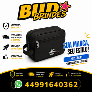 NESCESSAIRE MULTIUSO LONA, TECIDO, personalizavel 4 cores personalizado DTF PEDIDO MINIMO 25 UNIDADES