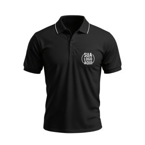 CAMISA POLO Tecido Malha Piquet 100% Poliéster Estampa Total  Sublimação  