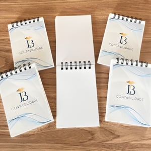 Bloco de Anotação Personalizado A6 - Capa Dura