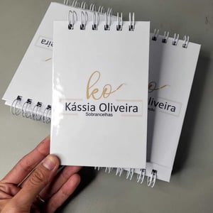 Bloco de Anotação Personalizado A6 - Capa Maleável