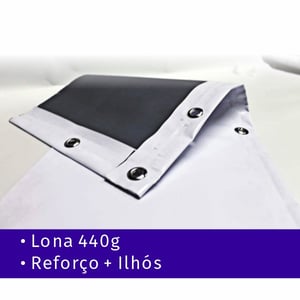 Faixa Lona 440g Personalizada - Por M² - Com Reforço