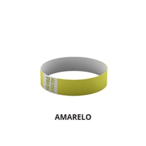 Pulseira de Identificação Impressão em Preto