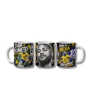 Caneca Brasil Rumo ao Hexa - Neymar