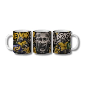 Caneca Brasil Rumo ao Hexa - Neymar