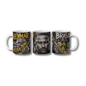 Caneca Brasil Rumo ao Hexa - Neymar