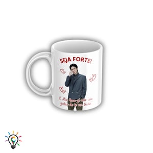 Caneca BTS Meme Seja Forte Personalizada 325ml