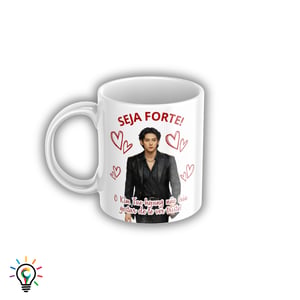 Caneca BTS Meme Seja Forte Personalizada 325ml