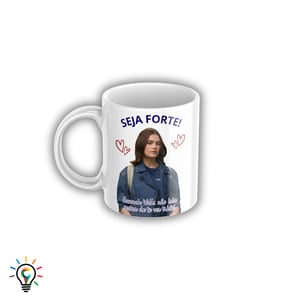 Caneca Off Campus Meme Seja Forte Personalizada 325ml