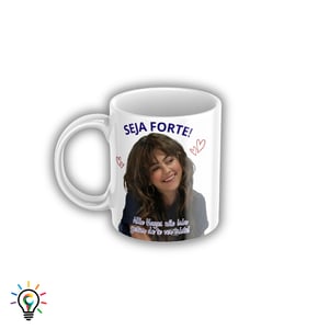 Caneca Off Campus Meme Seja Forte Personalizada 325ml