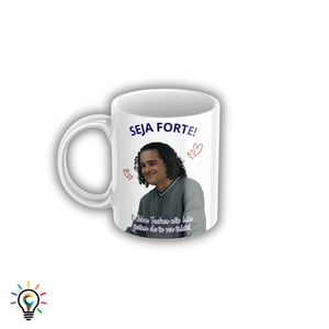 Caneca Off Campus Meme Seja Forte Personalizada 325ml