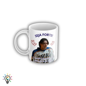 Caneca Off Campus Meme Seja Forte Personalizada 325ml