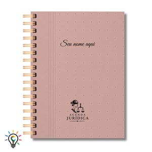 Agenda Jurídica 2027 Personalizada - Coleção Linho