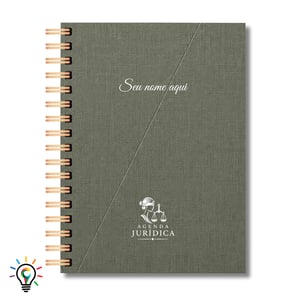 Agenda Jurídica 2027 Personalizada - Coleção Linho