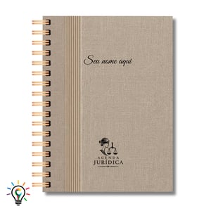 Agenda Jurídica 2027 Personalizada - Coleção Linho