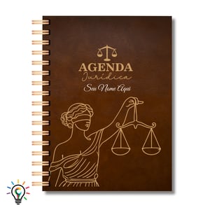 Agenda Jurídica 2027 Personalizada - Coleção Deusa da Justiça