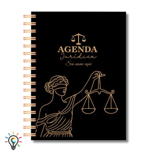 Agenda Jurídica 2027 Personalizada - Coleção Deusa da Justiça