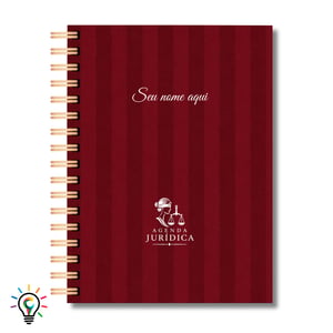 Agenda Jurídica 2027 Personalizada - Coleção Listras