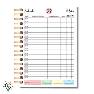 Agenda 2027 Manicure E Pedicure Para Agendamentos - Capa Dura