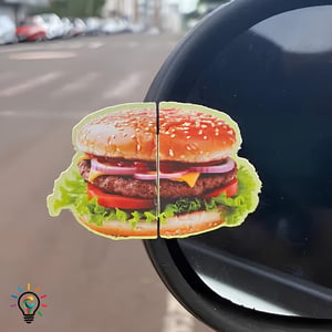 Cartão Retrovisor - 4x0 - Hamburguer