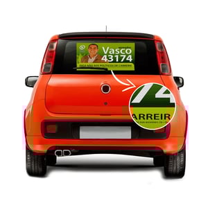 Adesivo Perfurado Eleições Adesivo Perfurado  4x0 Sem revestimento Refilado Corte Reto