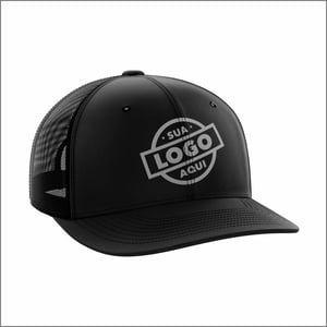 Boné Personalizado com Sua arte poliester branco e nylon tamanho único com ajuste traseiro  Estampa em sublimação colorida  Personalização com logotipo, nome, foto ou arte exclusiva