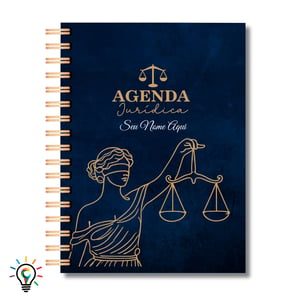 Agenda Jurídica 2027 Personalizada - Coleção Deusa da Justiça