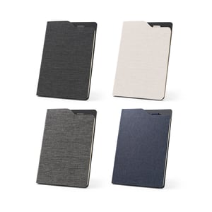 Caderno em tecido PET      