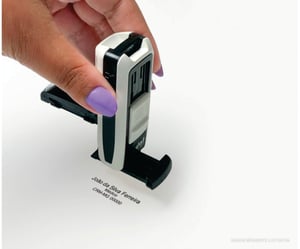 Carimbo automatico de bolso      
