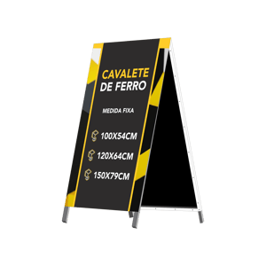 CAVALETE DE FERRO