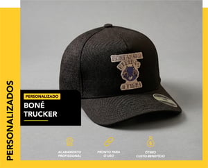 BONÉ PERSONALIZADO MODELO TRUCKER     