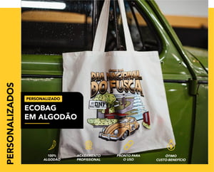 ECOBAG PERSONALIZADA TECIDO ALGODÃO CRU     