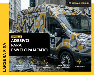 BOCA FIXA - ADESIVO PARA ENVELOPAMENTO  LARGURA FIXA - Mínimo de compra: 1m² CORES 4x0   