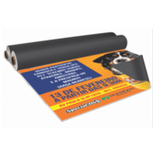 Lona impressa sem acabamento tamanho 5,00x1,50 Lona 500x500 440gms 5,00x1,50 4x0   