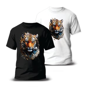 Camisa Personalizada Tecido Promocional Estampa Colorida A4  Sublimação  